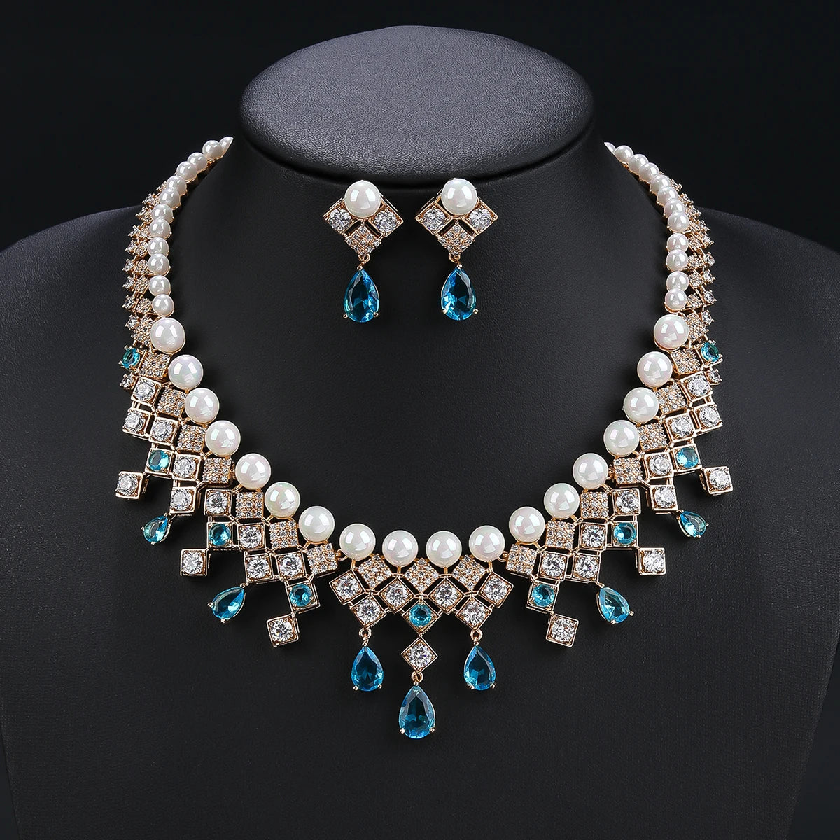 Luxury  Zircon Jewelry Set