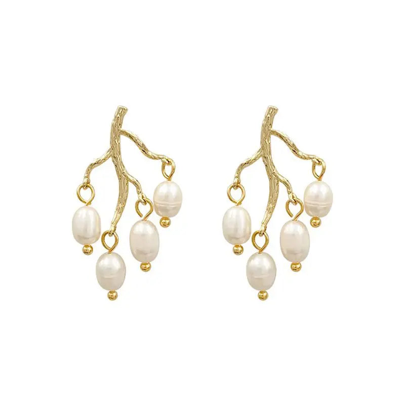 Natural Freshwater Pearl 14K Gold  Jewelry