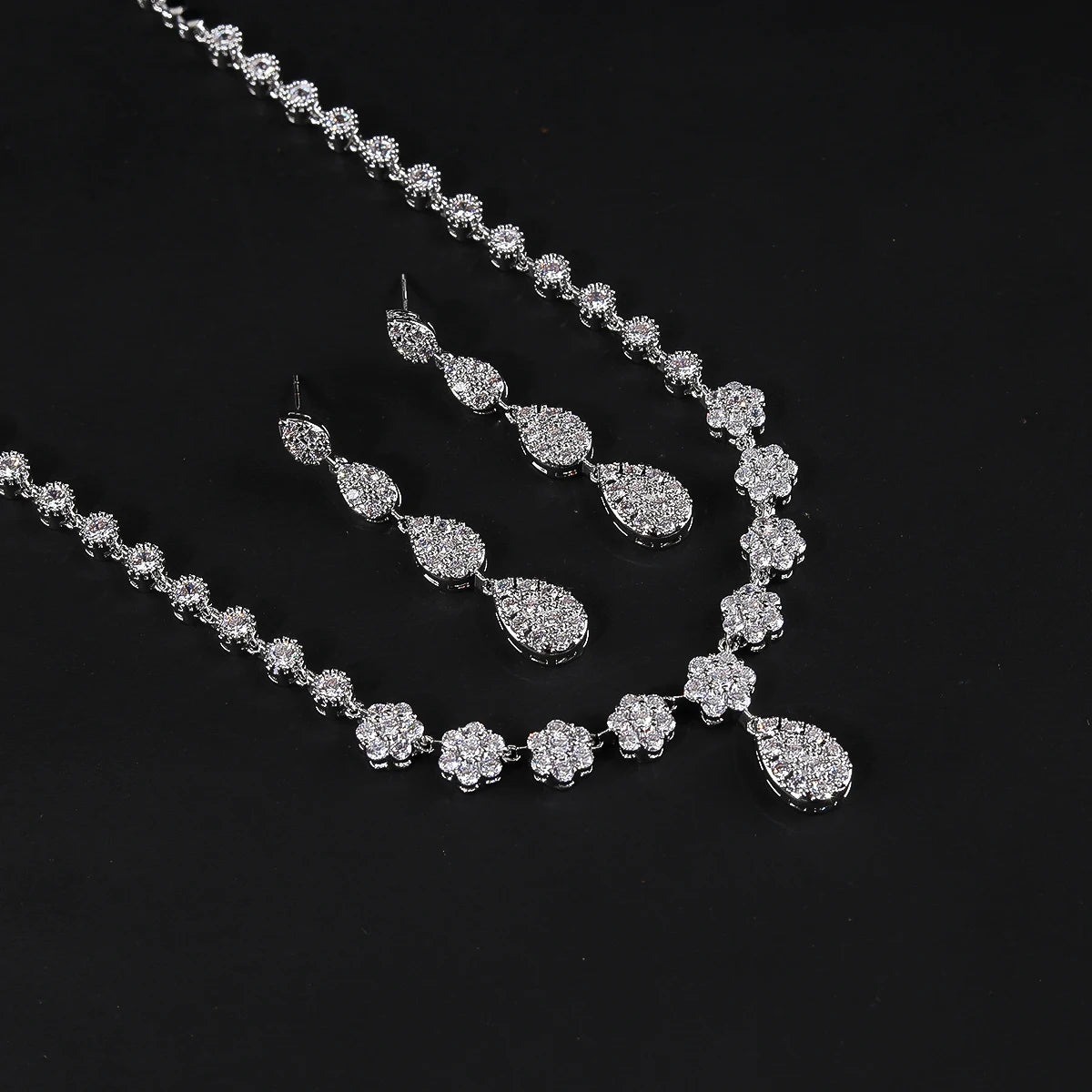 Luxury Wedding Jewelry Sets  Accessory Cubic Zirconia