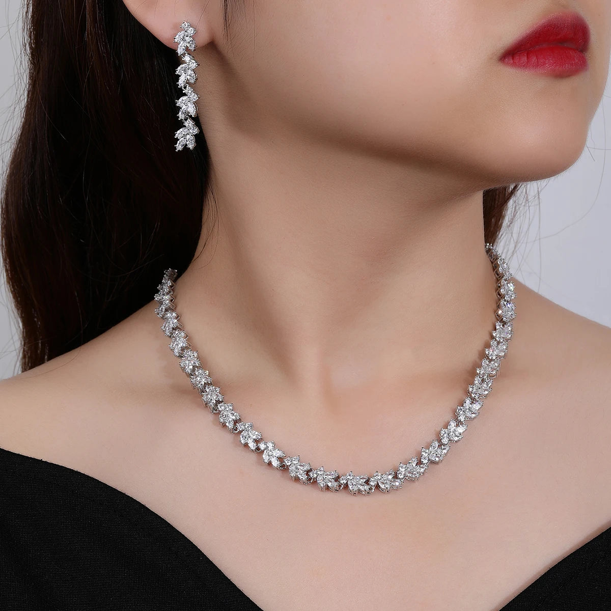 Luxury Pieces High Quality Zirconia Fashion Zirconia  Set Jewelry Zirconia