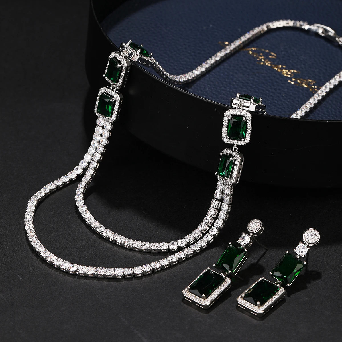 Luxury Pieces High Quality Zirconia Fashion Zirconia  Set Jewelry Zirconia