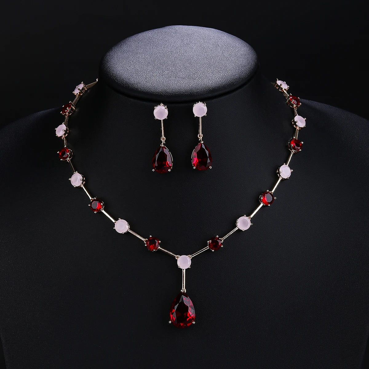 Fashion Simple Crystal  Zirconia  Set  Jewelry