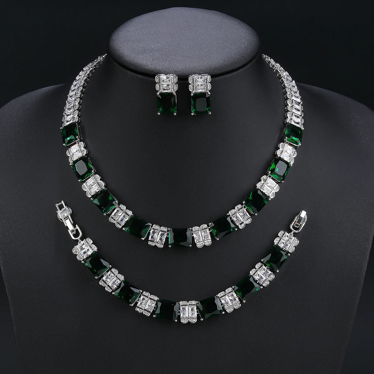 Zirconia  Set  Jewelry  Accessories