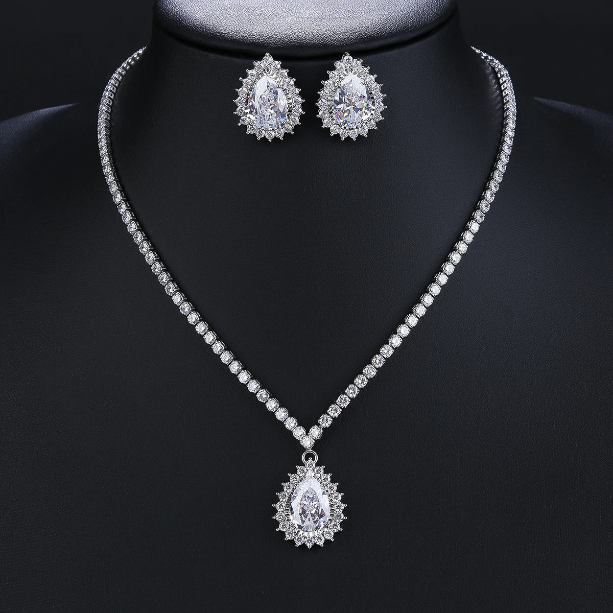 Luxury Pieces High Quality Zirconia Fashion Zirconia  Set Jewelry Zirconia