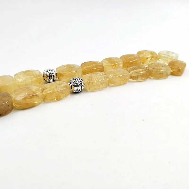 Tasbih Citrine stone Islamic misbaha 33 Rosary beads bracelet arabic fashion Gift eid Muslim New accessories on hand