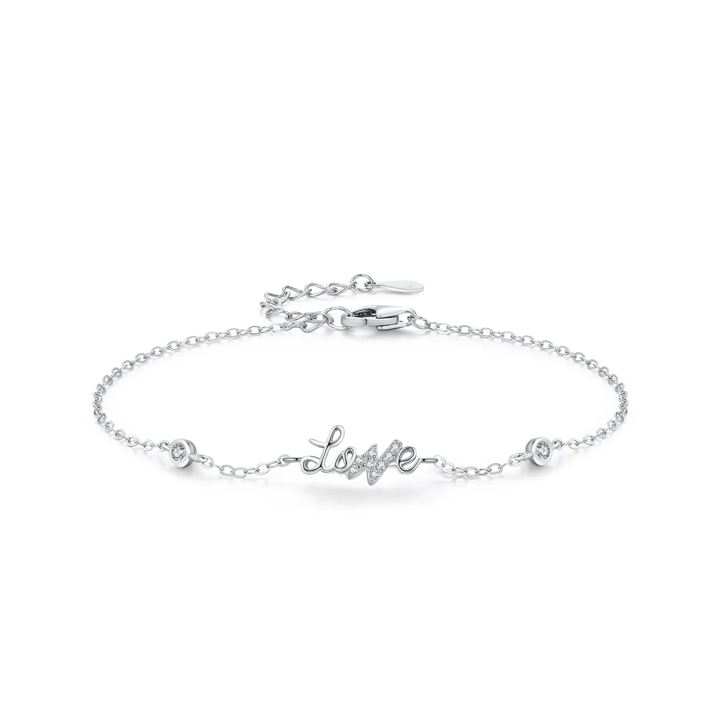 Real 925 Sterling Silver Bracelets Luxury  Jewelry