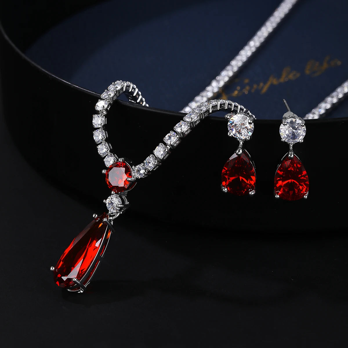 Luxury Pieces High Quality Zirconia Fashion Zirconia  Set Jewelry Zirconia