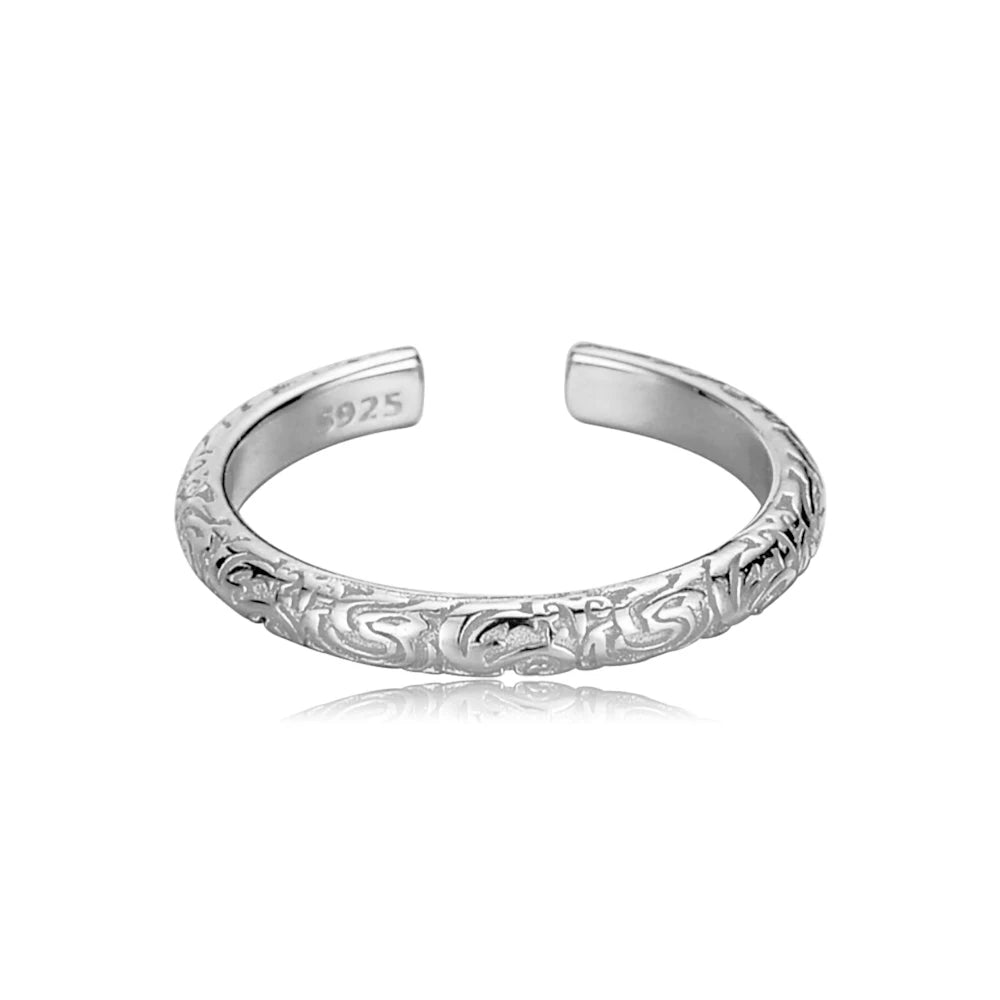 100% 925 Sterling Silver Ring Luxury Jewelry