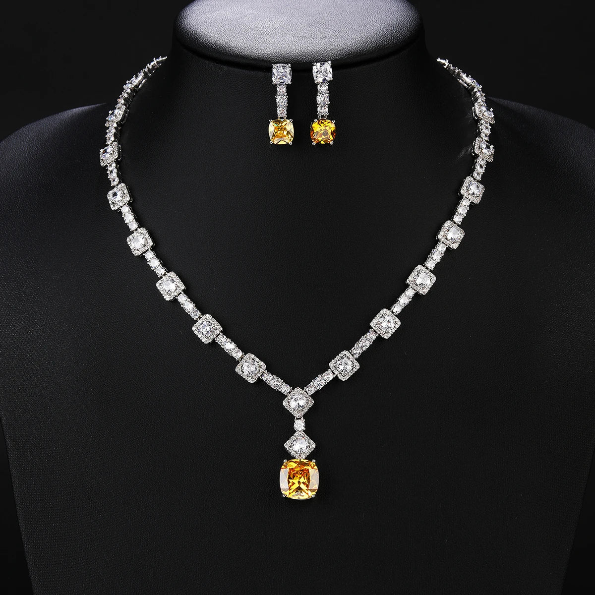 Luxury Pieces High Quality Zirconia Fashion Zirconia  Set Jewelry Zirconia