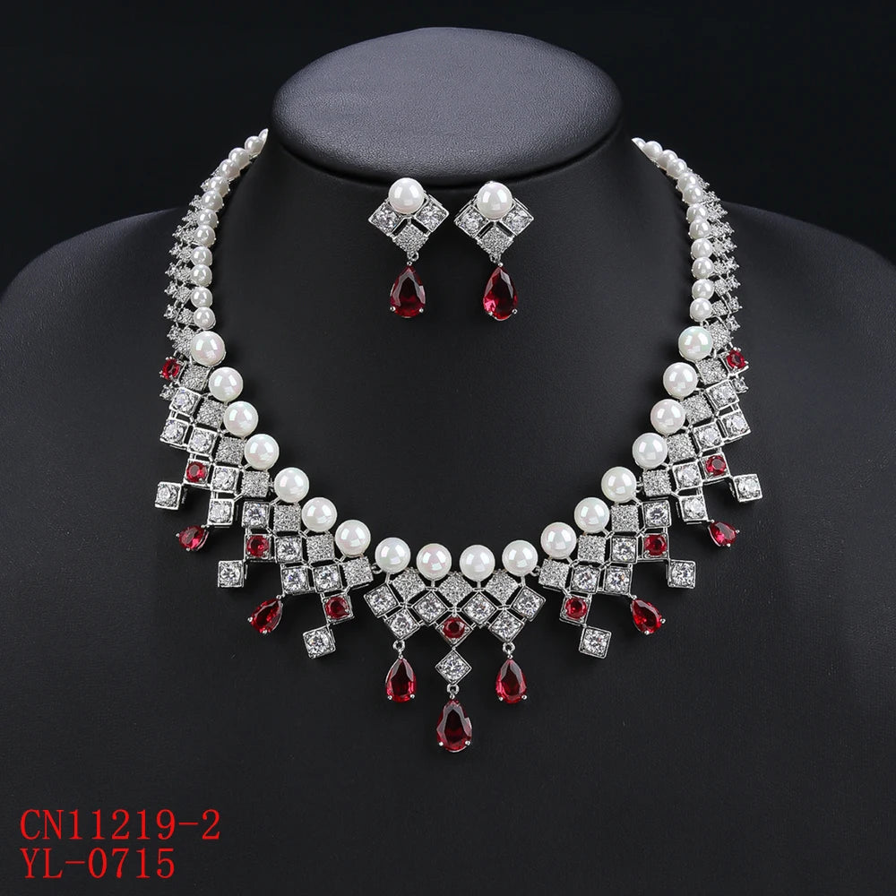 Luxury  Zircon Jewelry Set