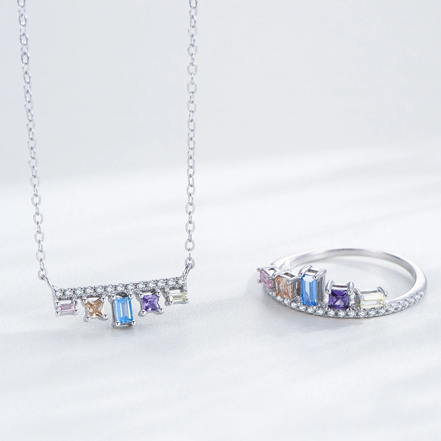 Sterling Silver Jewelry Set 925