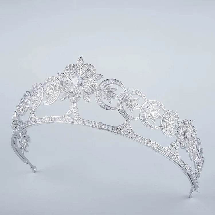 Zircon Headdress Wedding Hair Accessories Wedding Jewelry Crowns