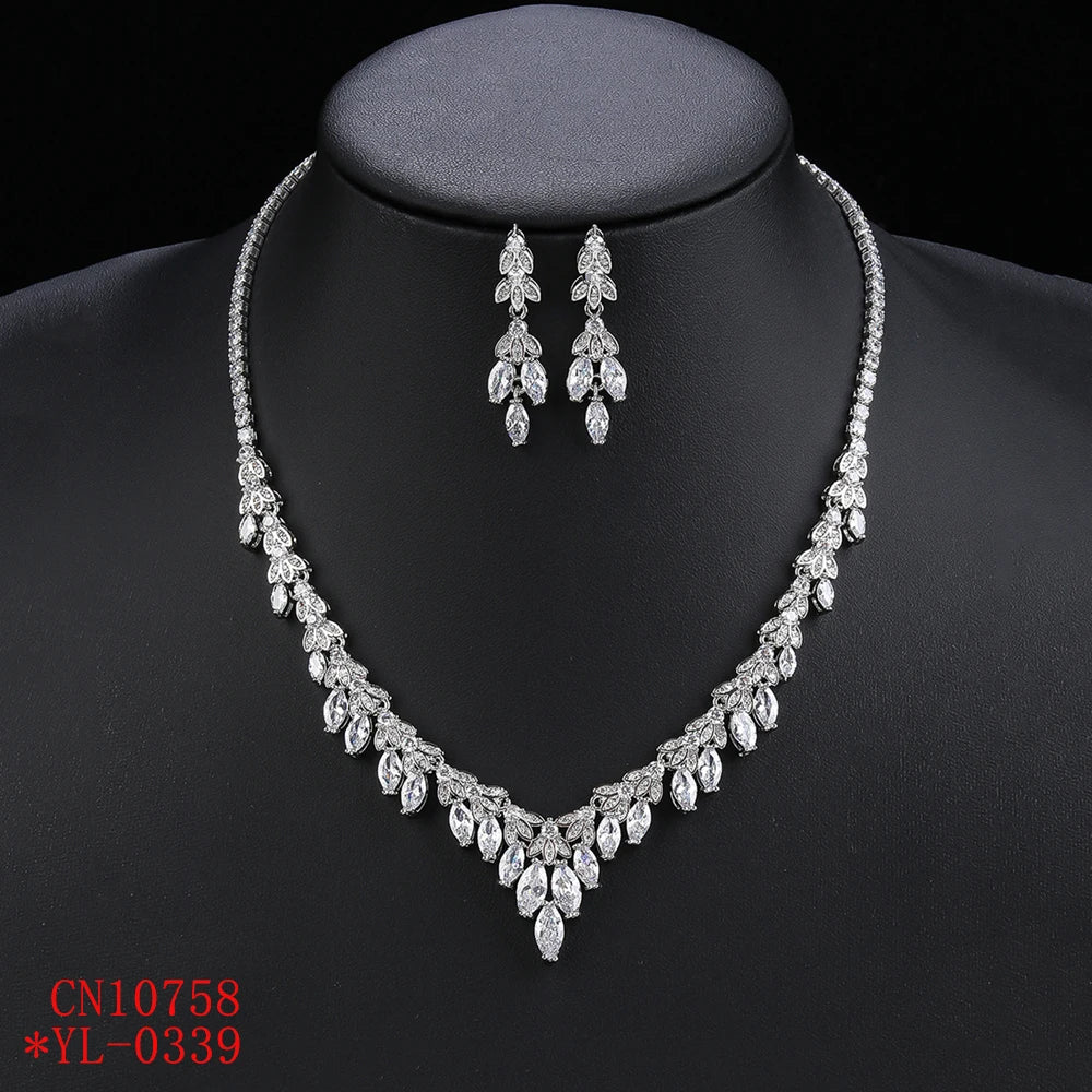 Luxury Pieces High Quality Zirconia Fashion Zirconia  Set Jewelry Zirconia