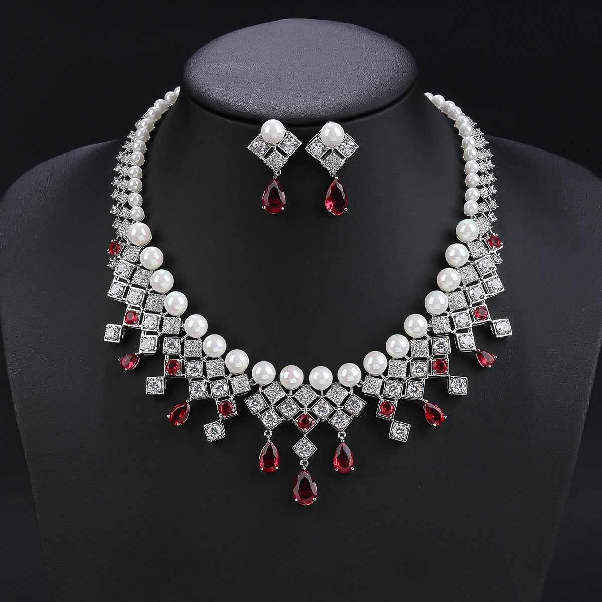 Luxury  Zircon Jewelry Set