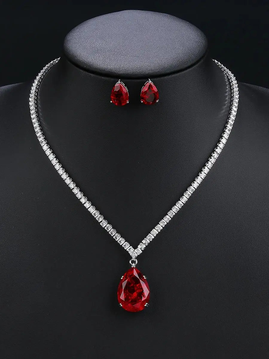 Zirconia Set  Wedding Jewelry Sets