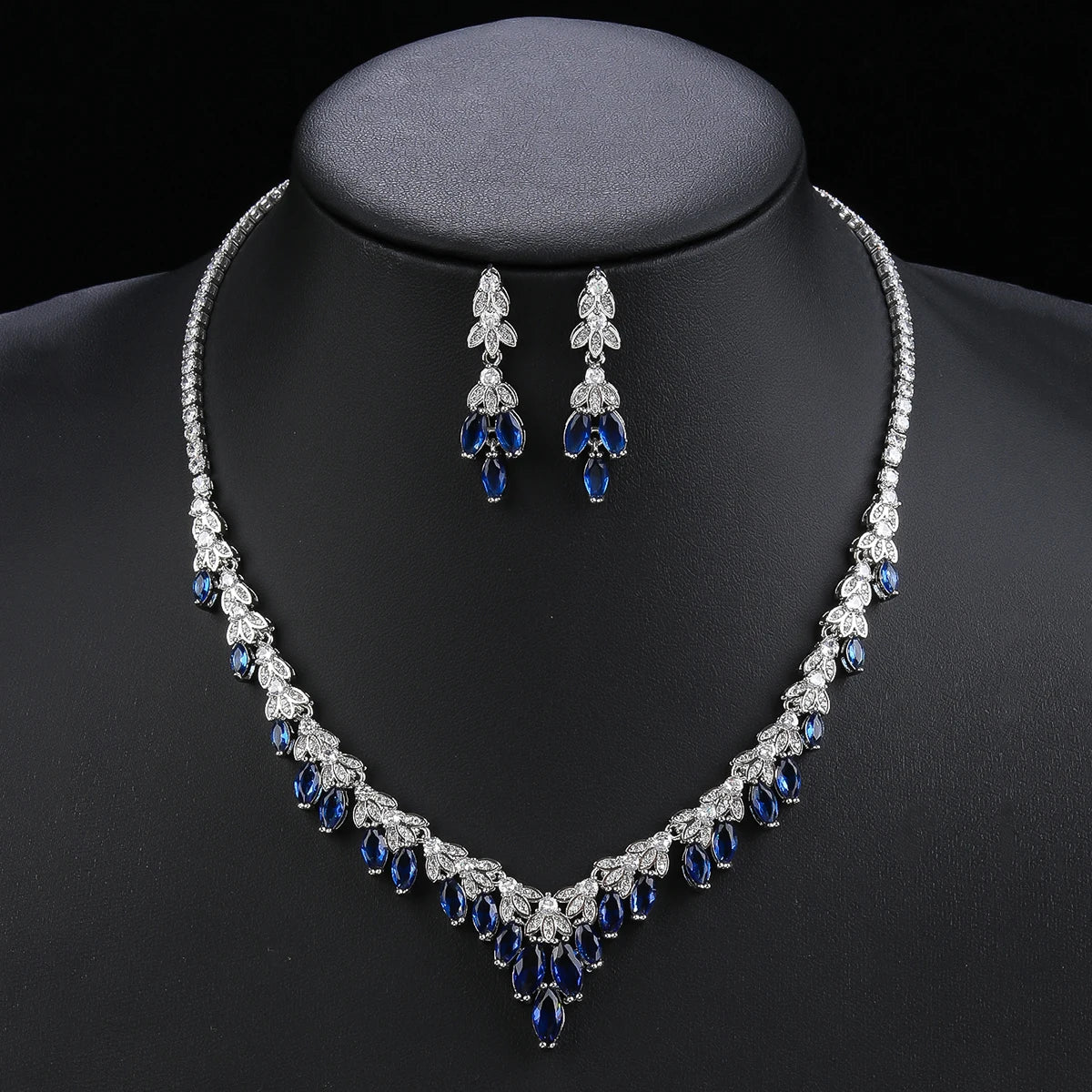 Luxury Pieces High Quality Zirconia Fashion Zirconia  Set Jewelry Zirconia