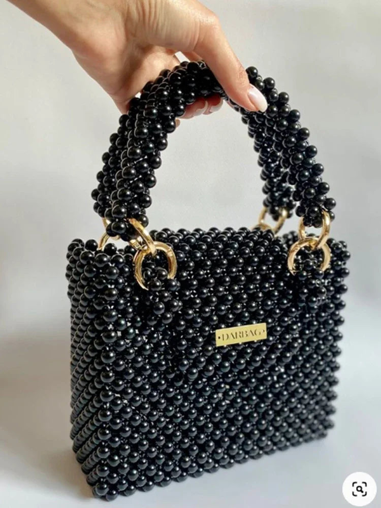 Black Fashion Beaded Bags