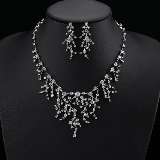 Luxury Pieces High Quality Zirconia Fashion Zirconia  Set Jewelry Zirconia