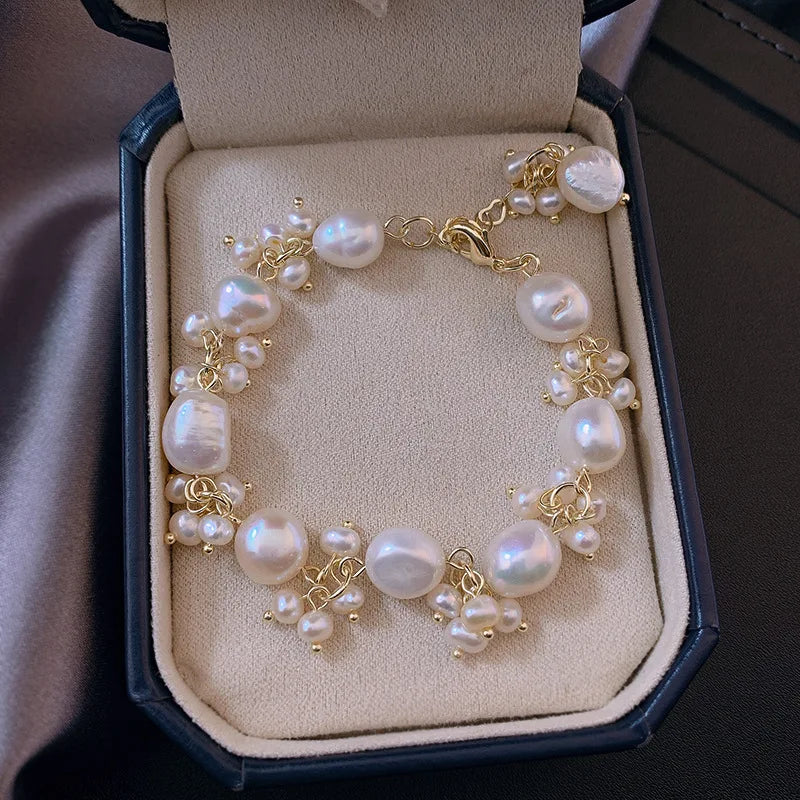 100% Natural Baroque Freshwater Pearl 14K Jewellery