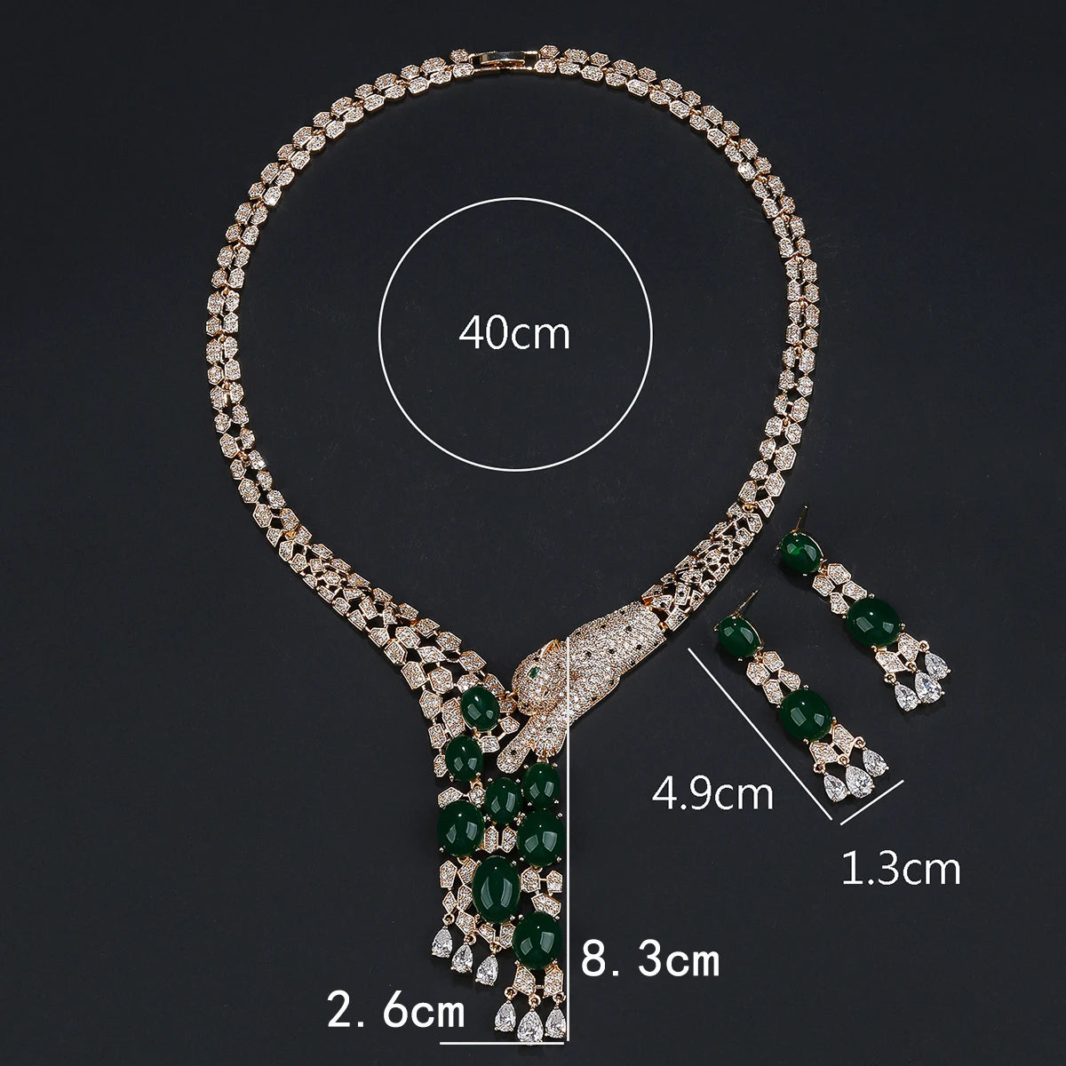 Luxury Pieces High Quality Zirconia Fashion Zirconia  Set Jewelry Zirconia