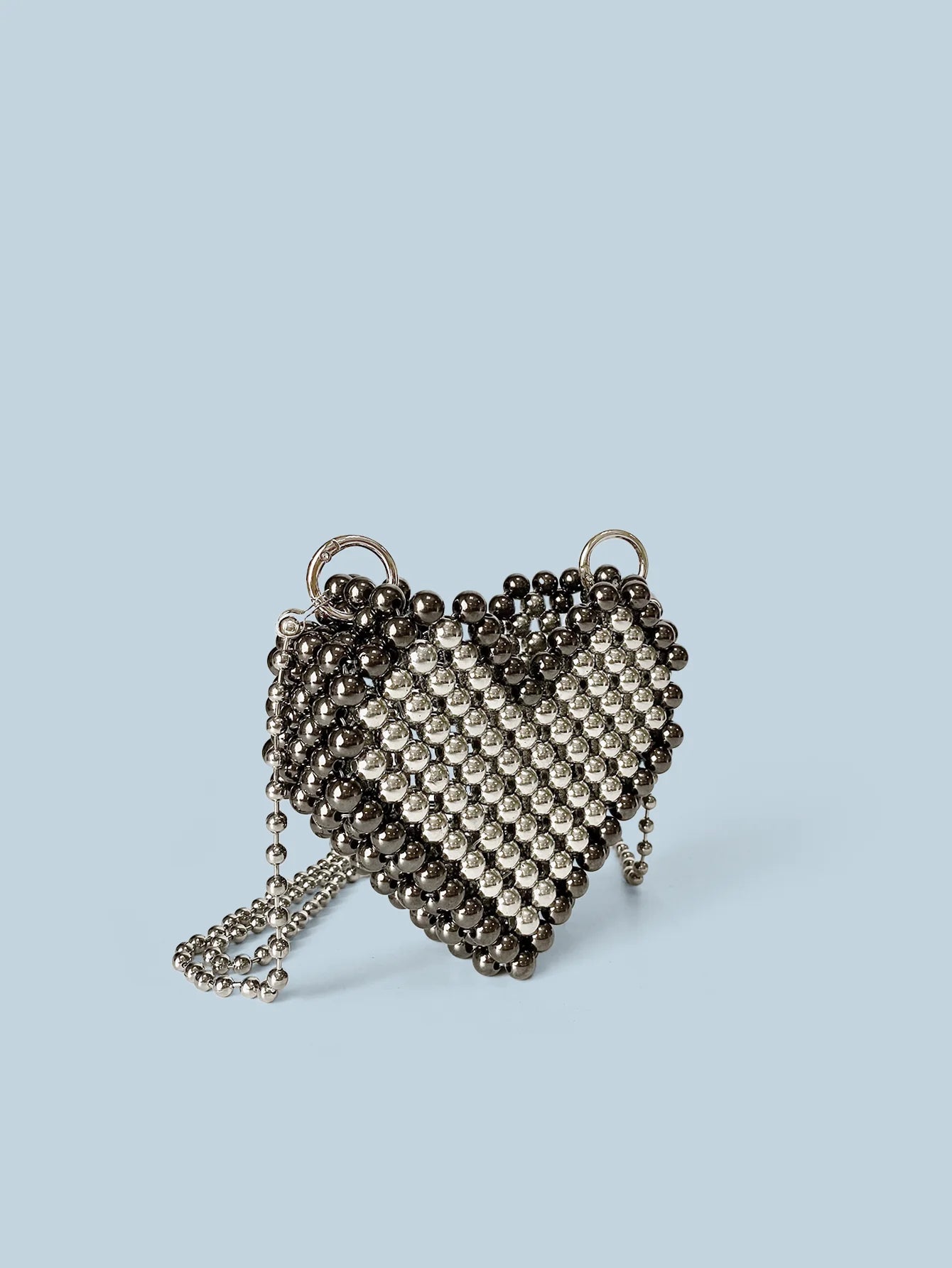 New beaded bag woven accessories small bag crossbody versatile sweet and cool style spicy girl bag mini love mouth red