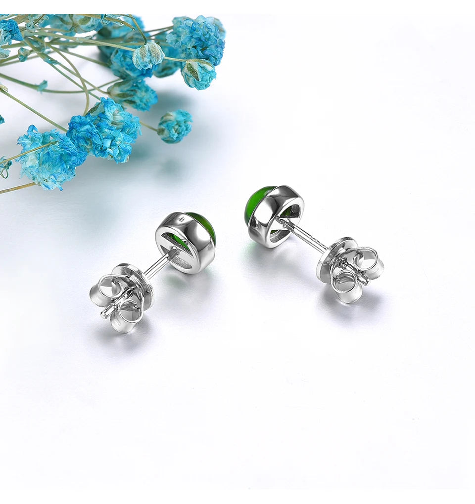 Natural Chrome Diopside Sterling Silver