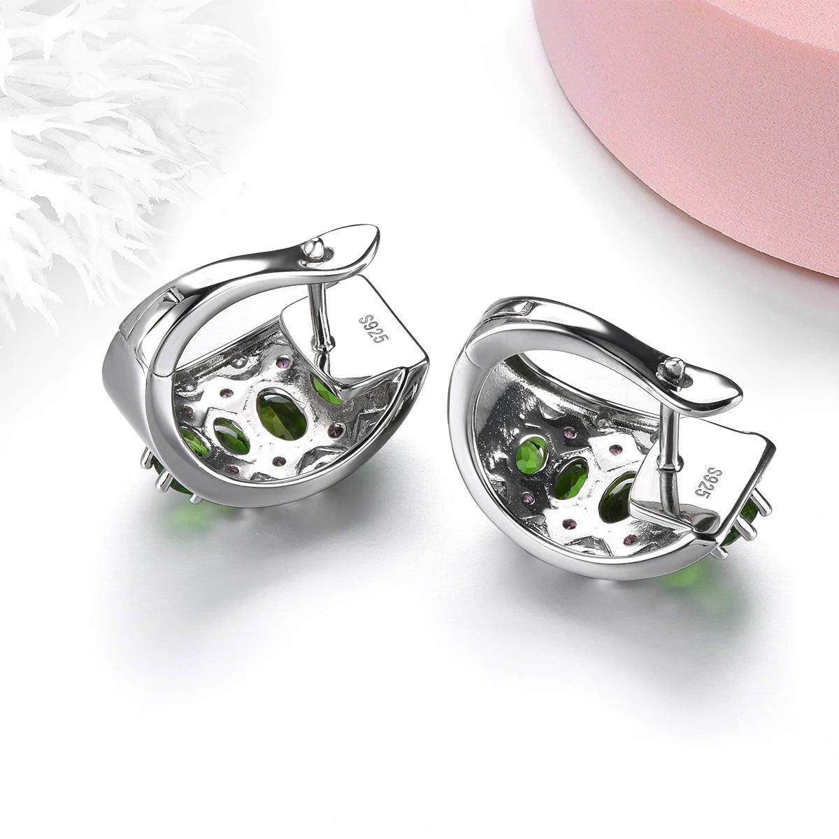 Natural Chrome Diopside Sterling Silver