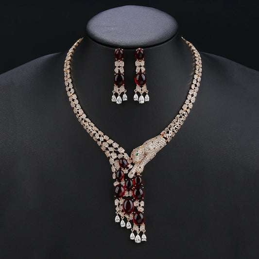 Luxury Pieces High Quality Zirconia Fashion Zirconia  Set Jewelry Zirconia