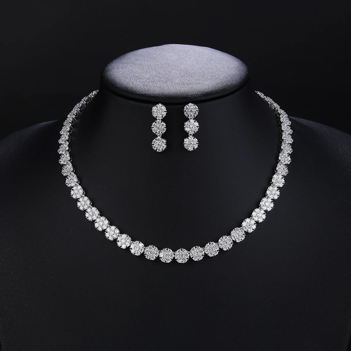 Luxury Pieces High Quality Zirconia Fashion Zirconia  Set Jewelry Zirconia