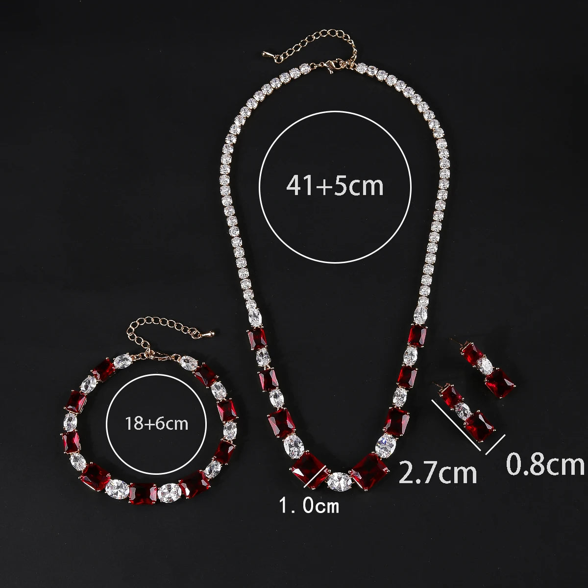 Pieces High Quality Zirconia Fashion Zirconia  Set Jewelry Zirconia