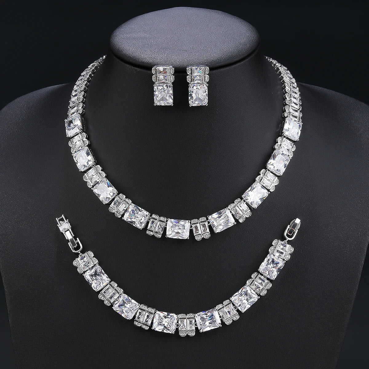 Zirconia  Set  Jewelry  Accessories