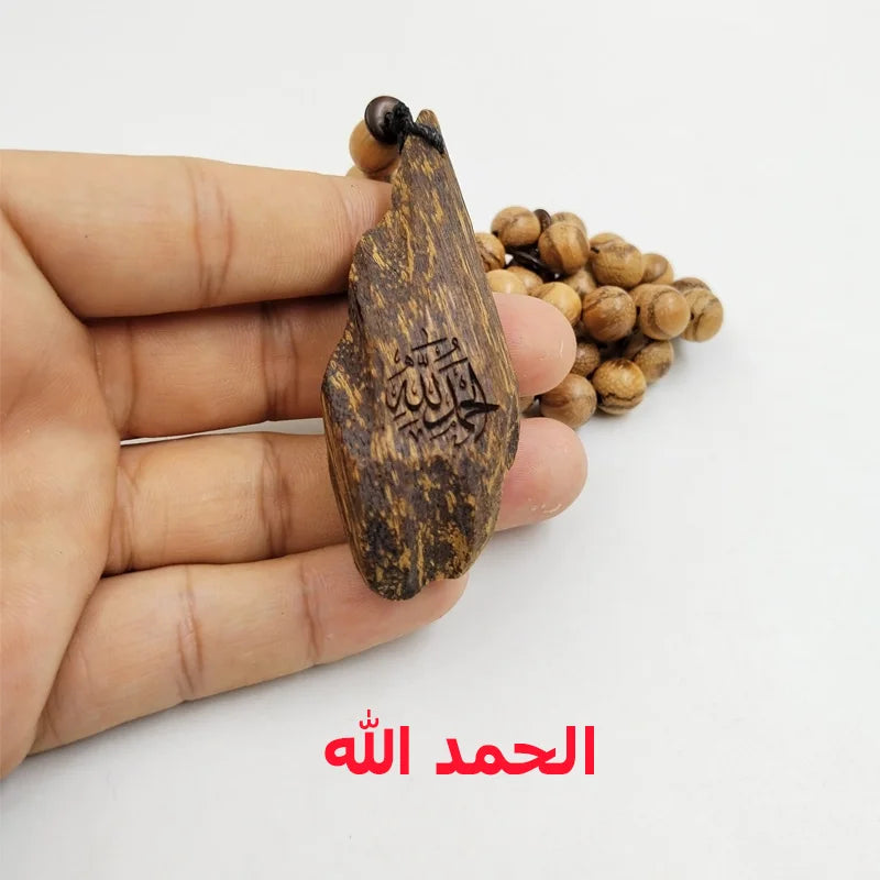 Oud Tasbih Natural Vietnamese sandal wood bracelet Oud pendant misbaha arabic fashion gift