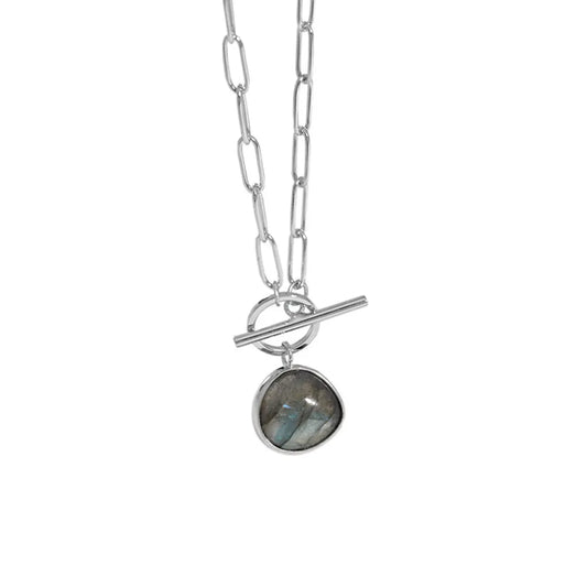 925 Sterling Silver Labradorite Necklace Horoscope