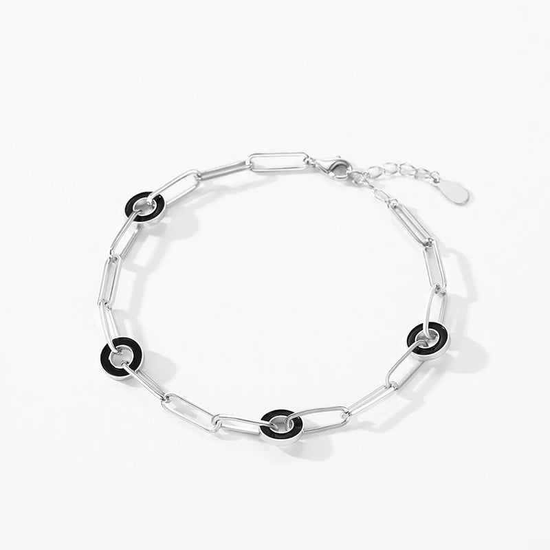 Real 925 Sterling Silver Bracelets Luxury  Jewelry