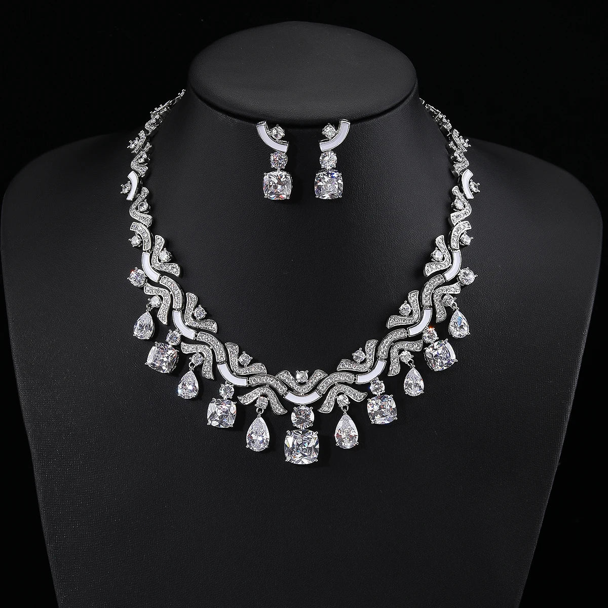 Luxury Pieces High Quality Zirconia Fashion Zirconia  Set Jewelry Zirconia