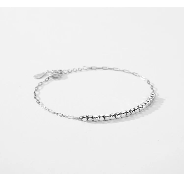 925 Sterling Silver Fashion Square Bracelet Jewlery