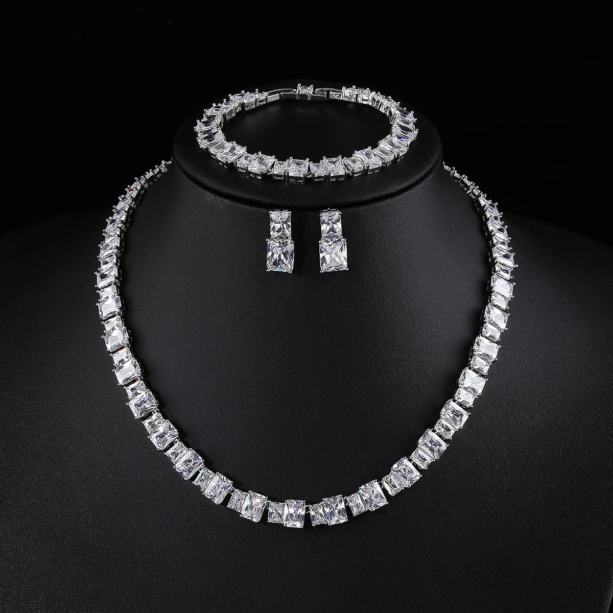 Luxury Pieces High Quality Zirconia Fashion Zirconia  Set Jewelry Zirconia