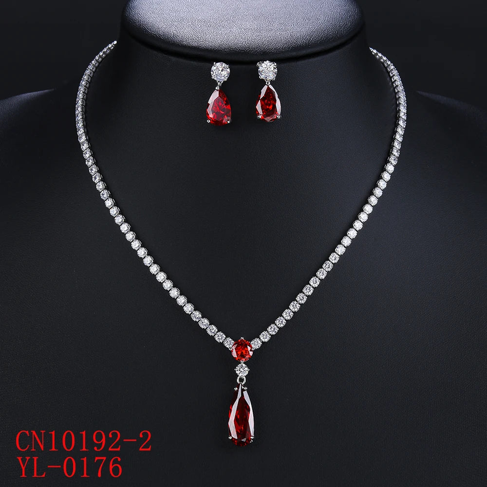 Luxury Pieces High Quality Zirconia Fashion Zirconia  Set Jewelry Zirconia