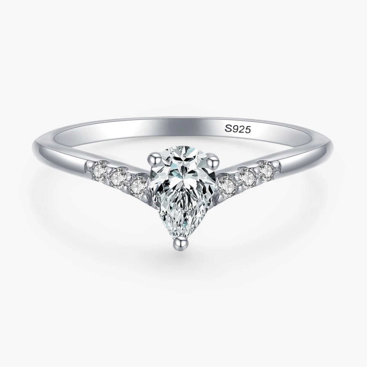 Ring Water Drop Luxury Zirconia