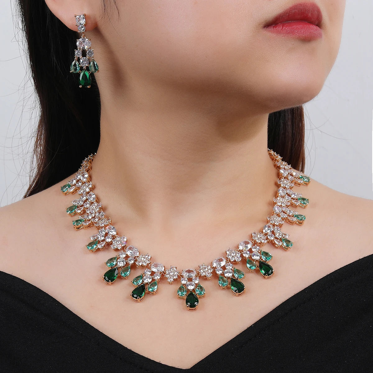 Luxury Set  Zircon Jewelry Set