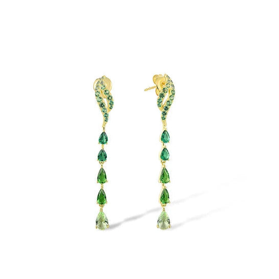 925 Sterling Silver  Ombre Green  Jewelry