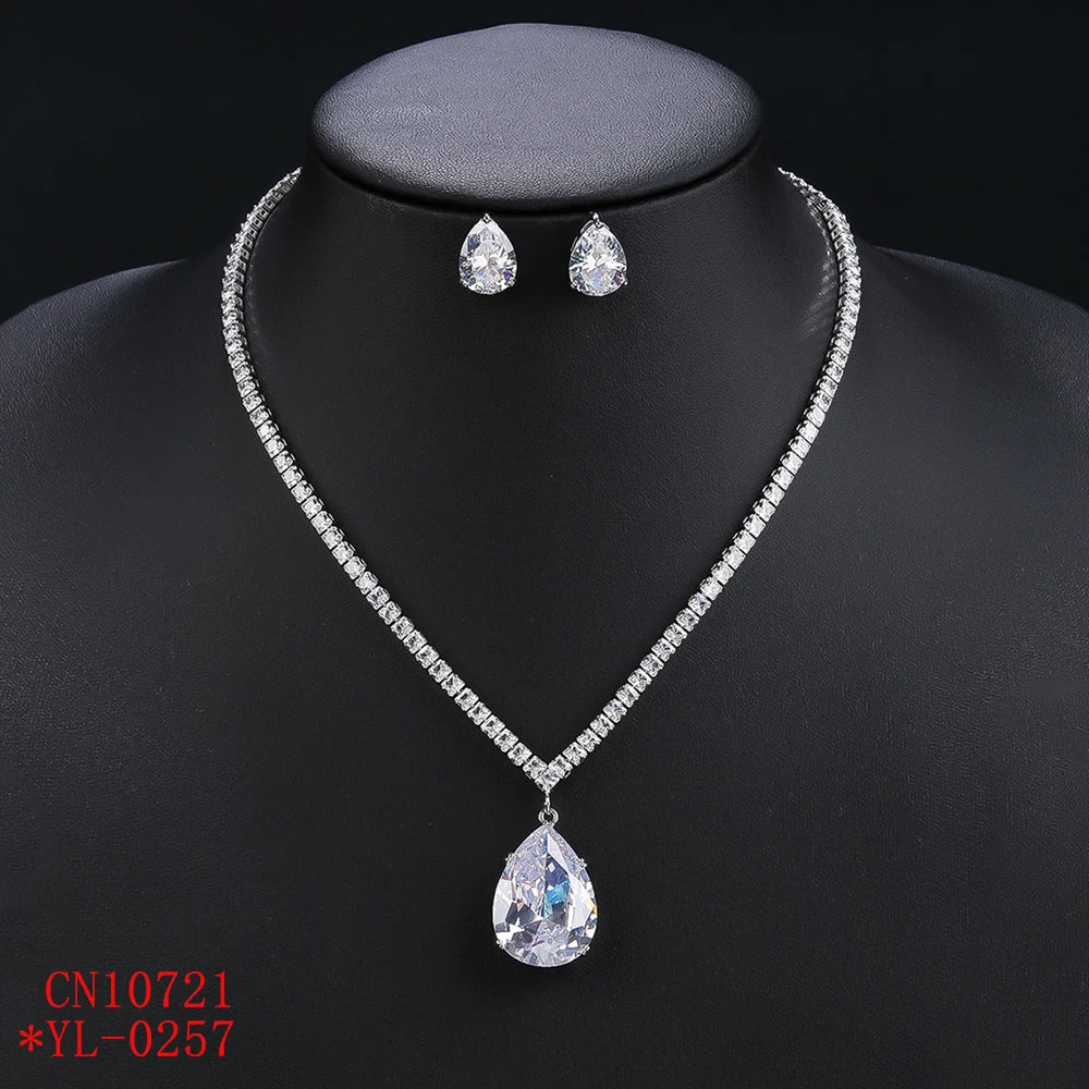 Zirconia Set  Wedding Jewelry Sets