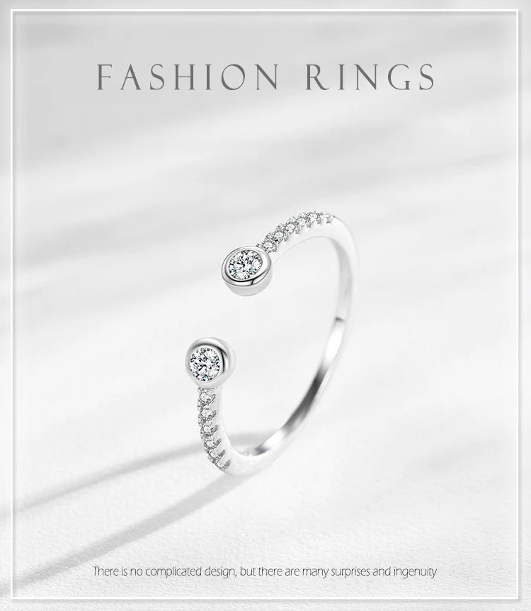 925 Sterling Silver Trendy Rings