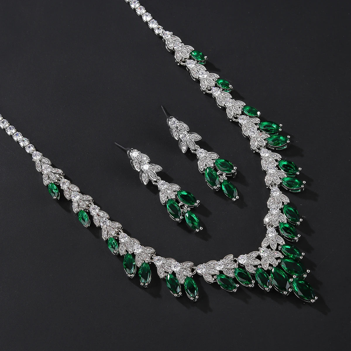 Luxury Pieces High Quality Zirconia Fashion Zirconia  Set Jewelry Zirconia