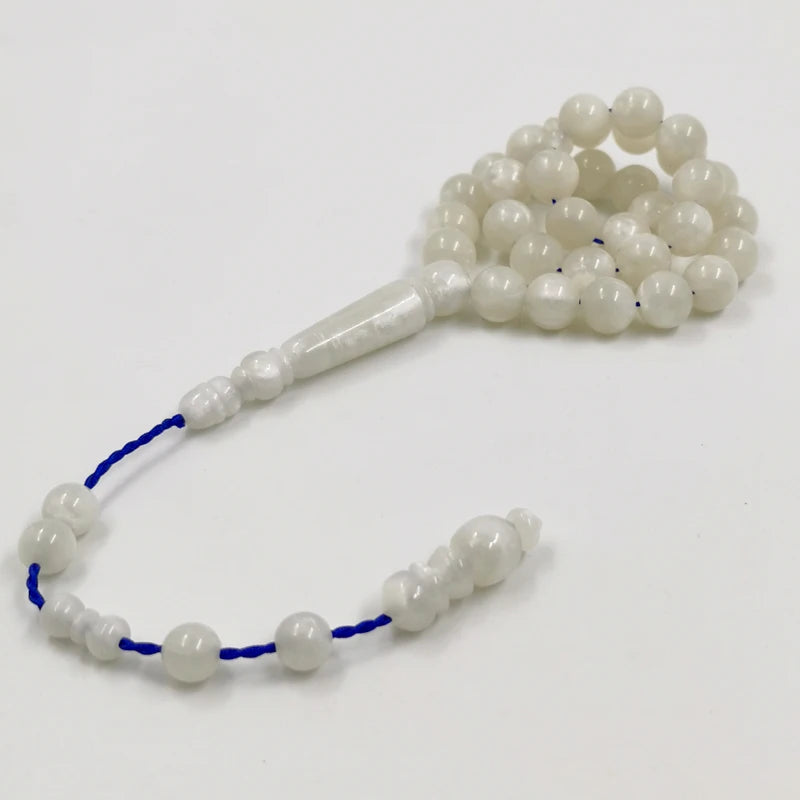 ALBASHAN Tasbih men white resin Change color Under the sun muslim gift misbaha prayer beads islamic rosary bracelet