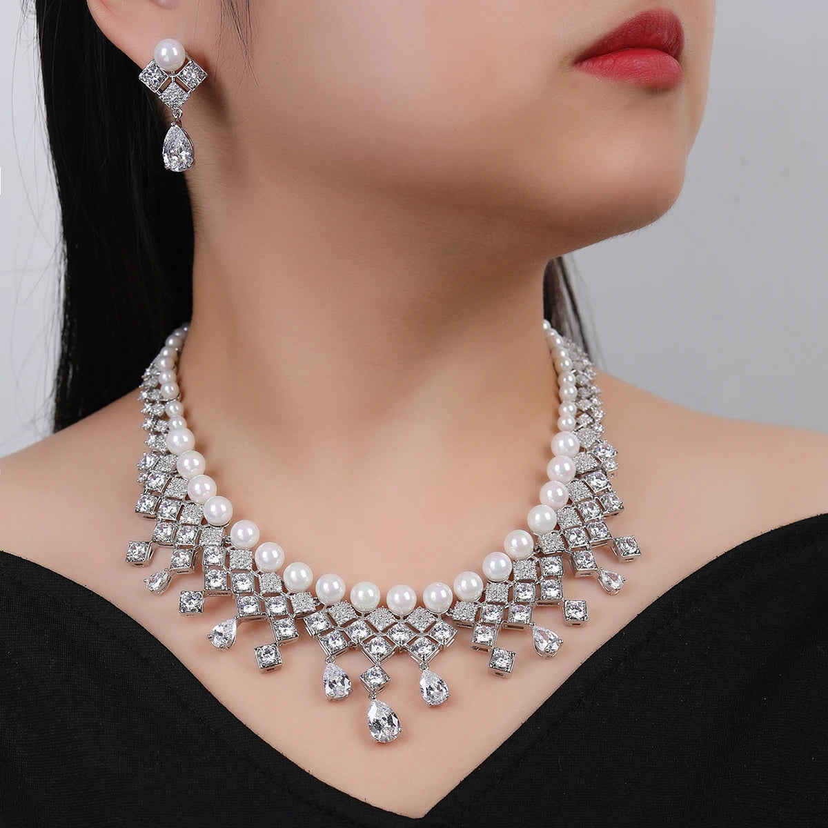 Luxury  Zircon Jewelry Set