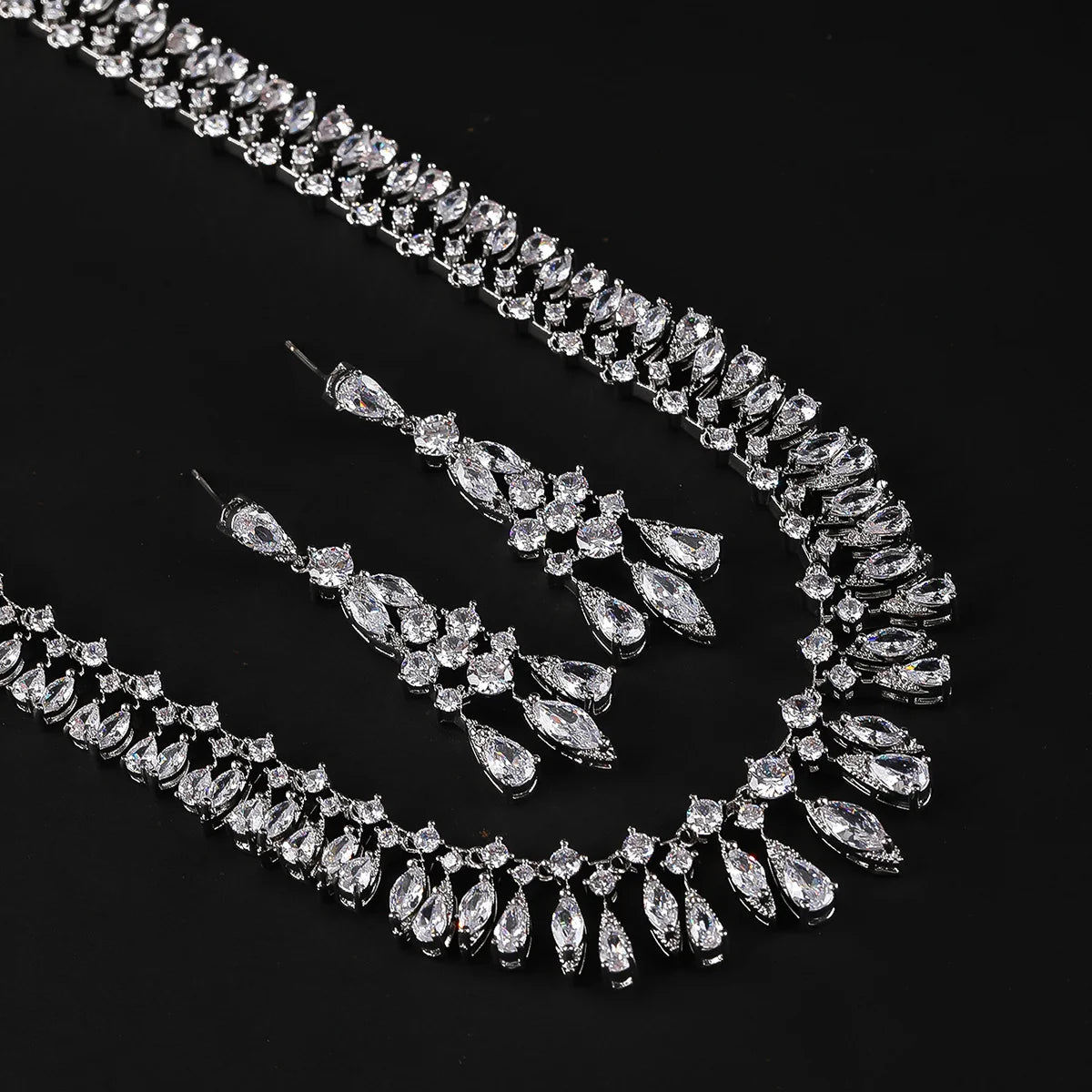 Luxury Pieces High Quality Zirconia Fashion Zirconia  Set Jewelry Zirconia