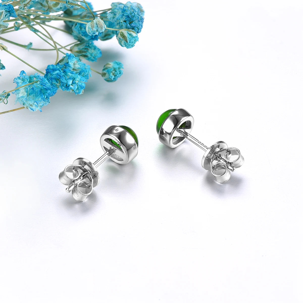 Natural Chrome Diopside Sterling Silver