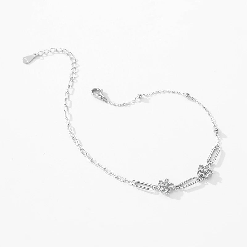 Real 925 Sterling Silver Bracelets Luxury  Jewelry