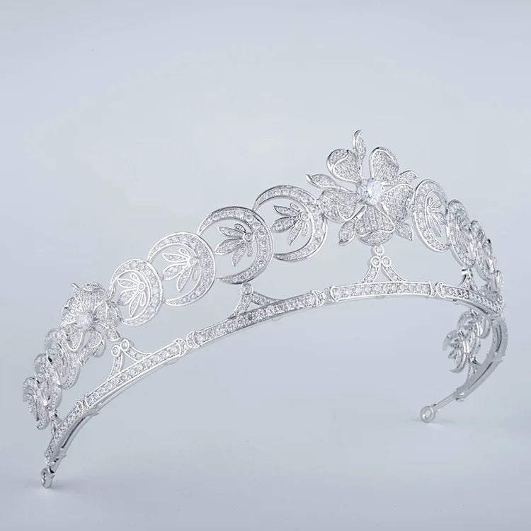 Zircon Headdress Wedding Hair Accessories Wedding Jewelry Crowns